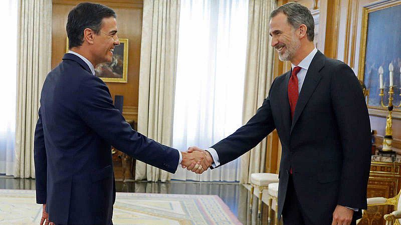 Sánchez asume el encargo del rey de presentarse a la investidura y avisa: "No hay otra alternativa al PSOE"
