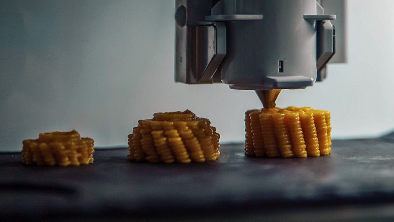 Si quiere comer, pulse el botón de imprimir