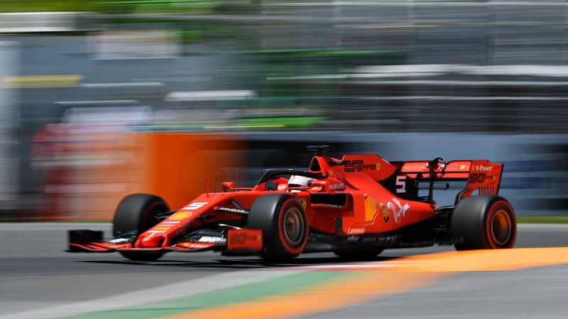 Vettel saldrá primero y Sainz desde el noveno puesto en Montreal
