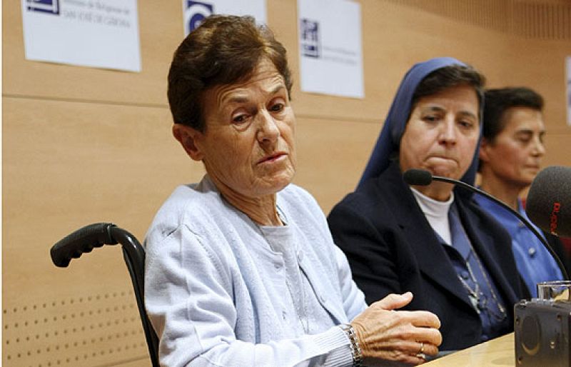 La monja española mutilada en el Congo asegura que "volverá si puede ser útil"