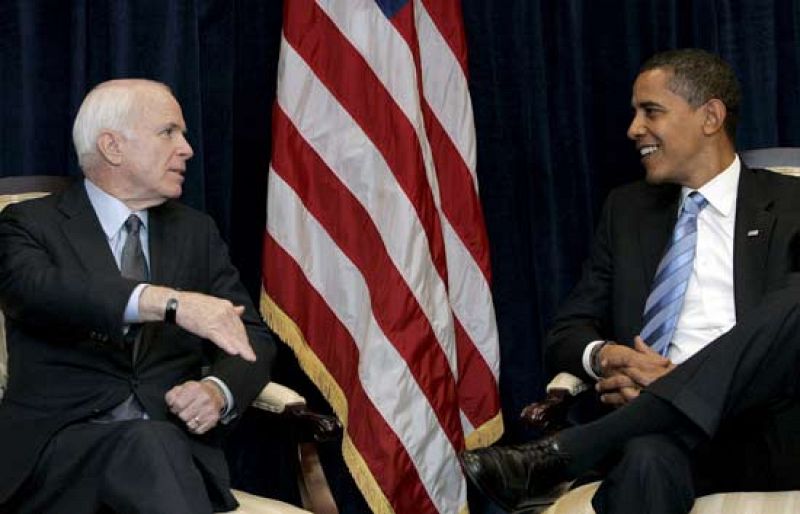 Obama y McCain acuerdan cooperar para resolver la crisis financiera