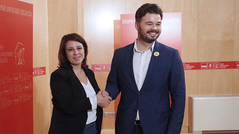 ERC se muestra dispuesto a no bloquear la investidura de Sánchez pero exige al PSOE ser "valiente" sobre Cataluña