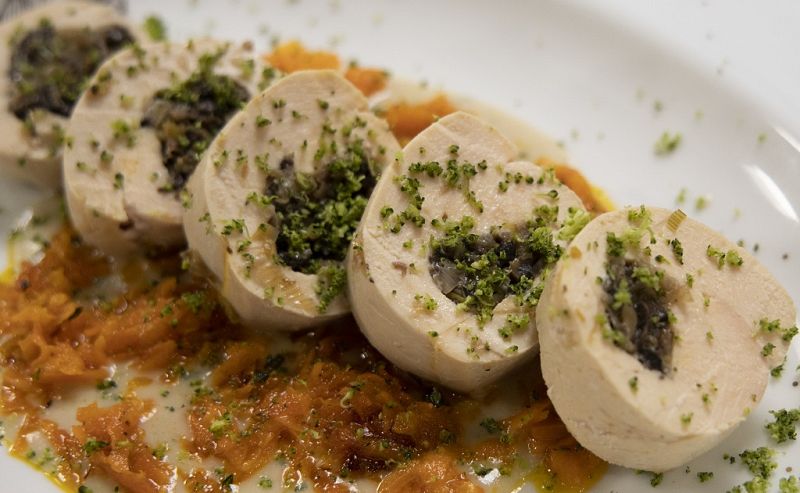 Receta de "pechuga de pollo rellena" de Jes�s S�nchez