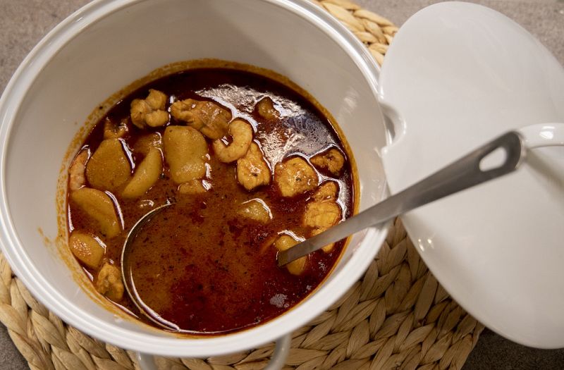 Receta de "all i pebre de rape" de Dani Garc�a