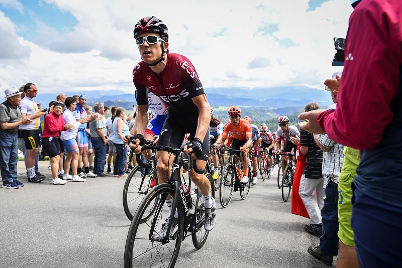 Geraint Thomas abandona la vuelta a Suiza por una caída