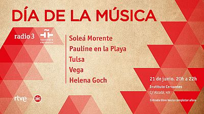 Radio 3 celebra el Da de la Msica en el Instituto Cervantes con la mujer como protagonista