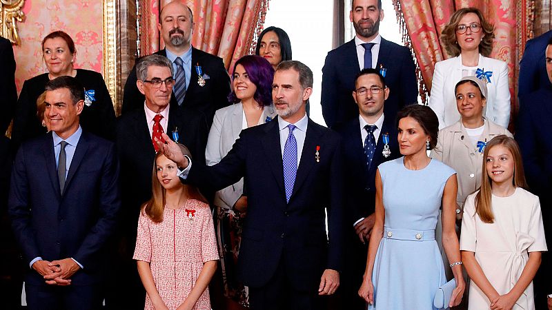 Felipe VI apela a la convivencia y a un destino "en democracia y libertad" en el quinto aniversario de su reinado