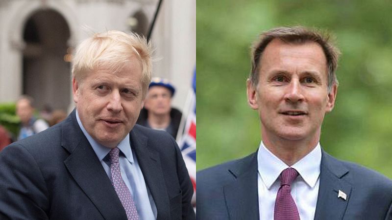 Boris Johnson se medirá a Jeremy Hunt en la votación final que dirimirá el liderazgo de los 'tories'