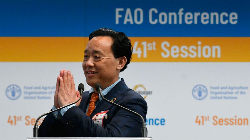 El viceministro chino Qu es elegido nuevo director general de la FAO