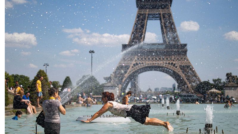 Francia bate su récord de altas temperaturas con 45,9 grados en el sur