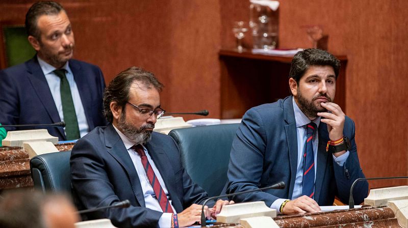Vox tumba en Murcia la investidura del candidato del PP en la primera votación