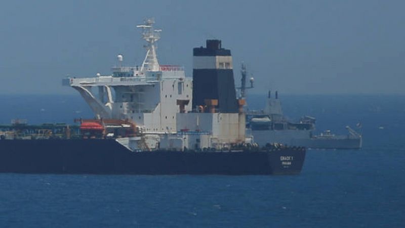 Gibraltar intercepta un superpetrolero iraní por llevar crudo a Siria en contra de las sanciones europeas