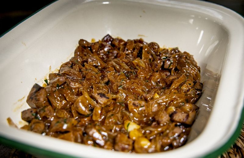 Receta de "hgado encebollado" de Dani Garca