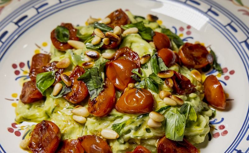 Receta de "espaguetis de calabac�n" de Dani Garc�a