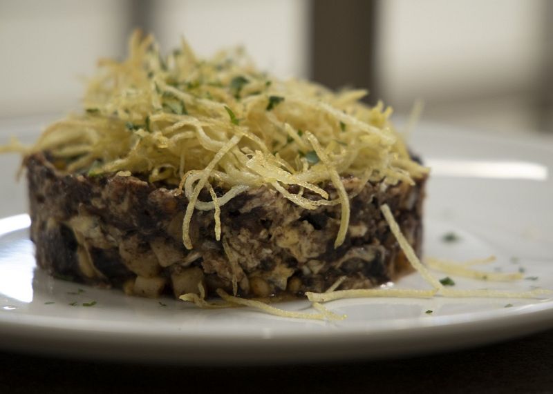 Receta de "revuelto de morcilla" de Dani Garc�a