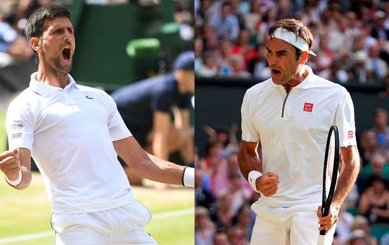 Djokovic y Federer se interponen en el camino de Bautista y Nadal para medirse en la final de Wimbledon