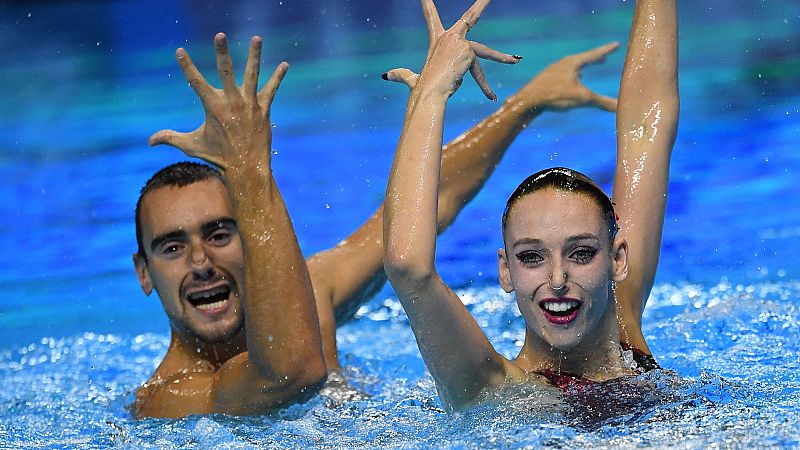 Emma García y Pau Ribes, quintos en una final de dúo mixto libre dominada por Rusia