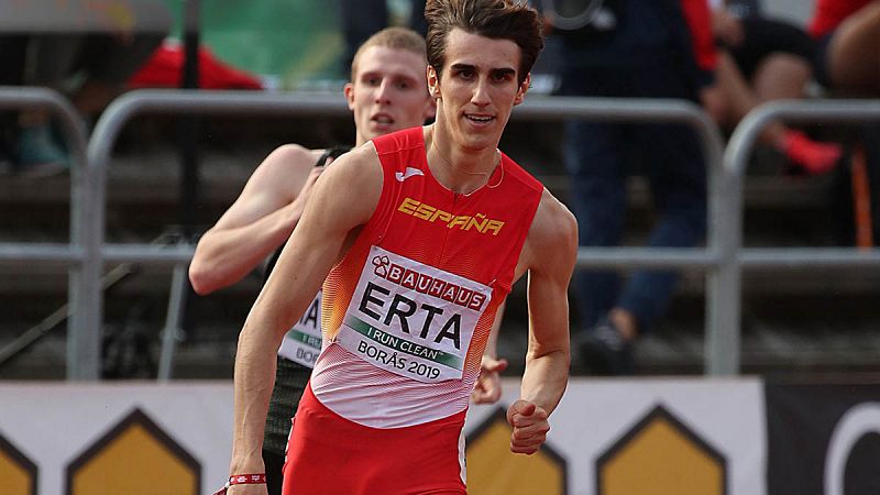 Bernat Erta, plata en 400 con marca personal y Andrea Jiménez bate un récord de España de 30 años