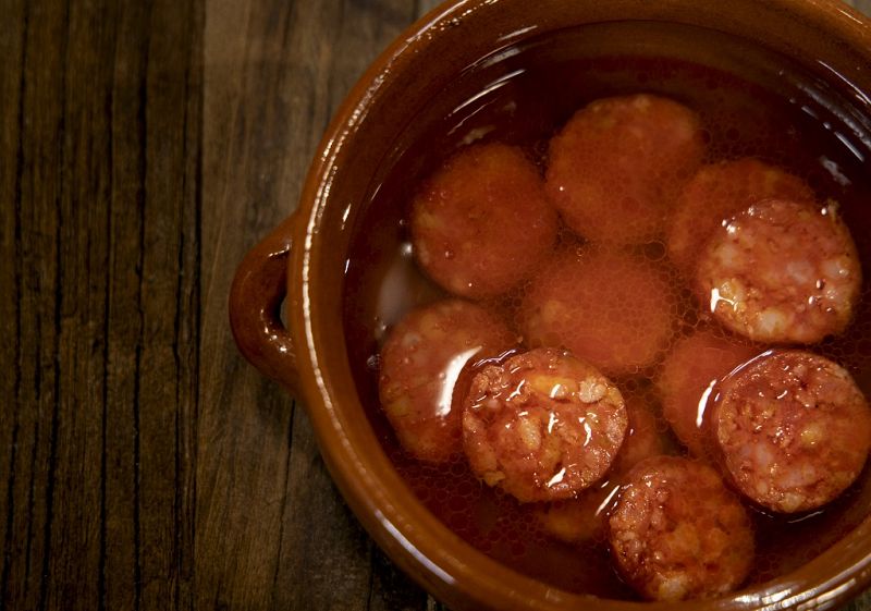 Receta de "chorizo al infierno" de Dani Garc�a