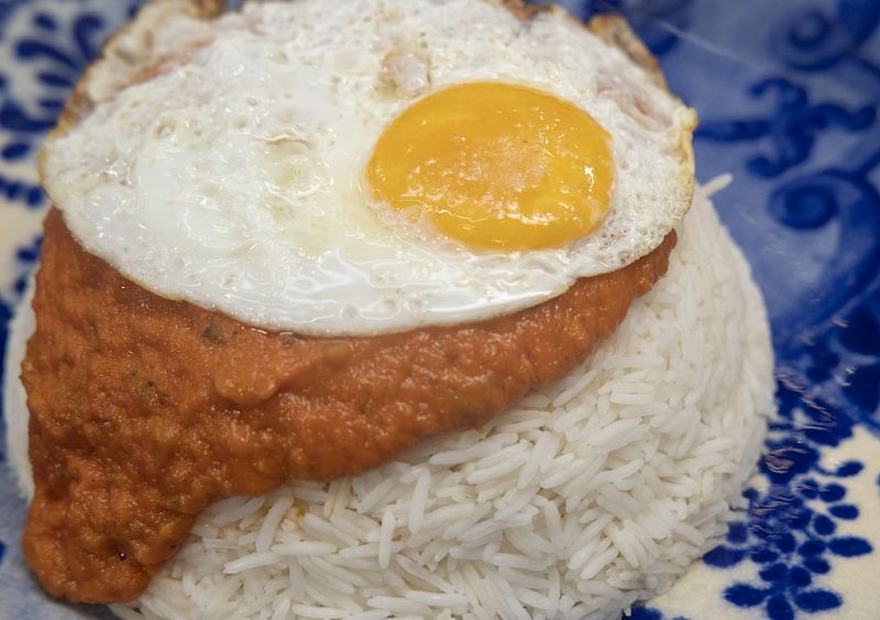 Receta de "arroz a la cubana" de Dani Garc�a