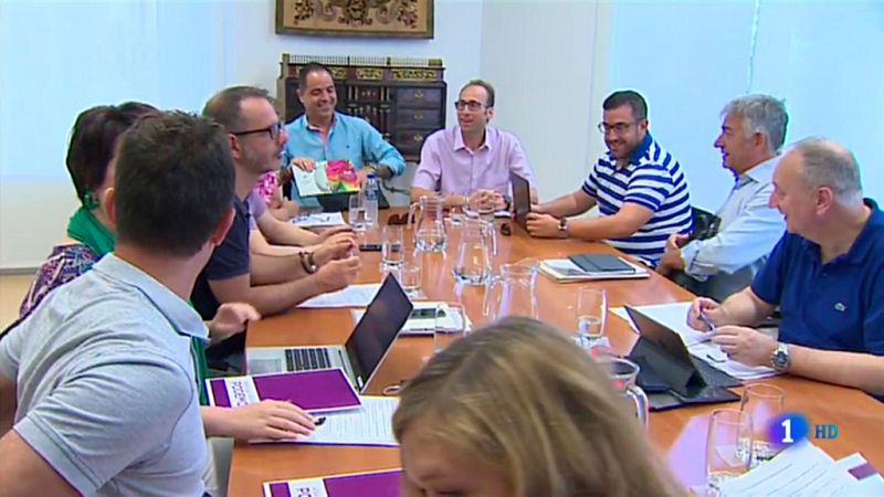 PSN, Geroa Bai y Podemos cierran un acuerdo de gobierno en Navarra