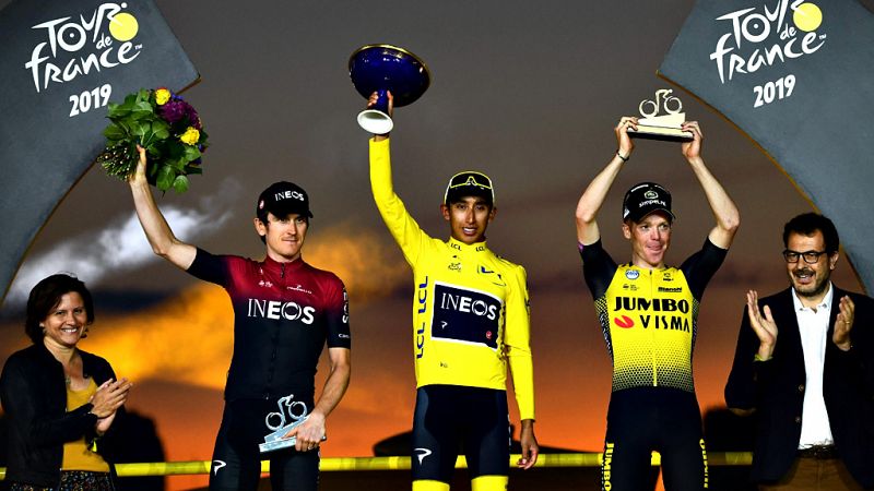Egan Bernal salda la deuda del ciclismo con Colombia en el Tour de las lágrimas
