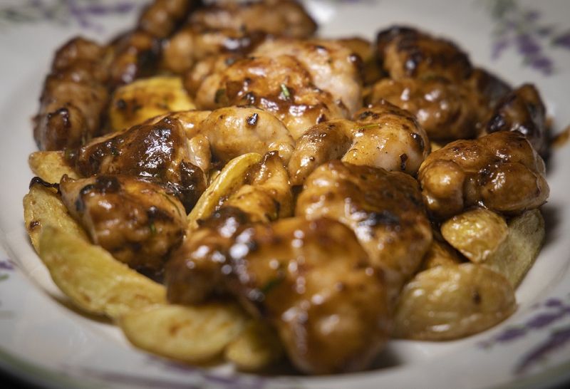 Receta de "mollejas de cordero" de Dani Garc�a