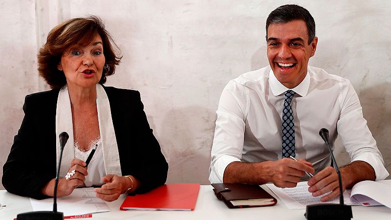 Sánchez niega que su intención sea presionar a Podemos con sus contactos con colectivos sociales: "En absoluto"