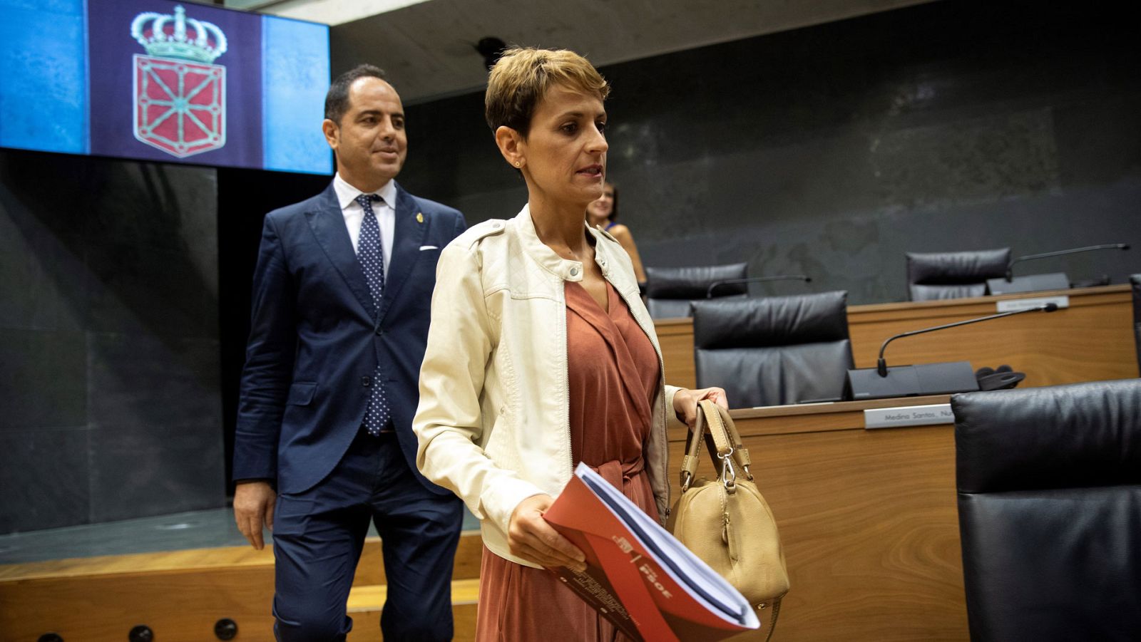 Chivite se somete a la sesión de investidura consciente de los recelos que suscita el pacto de gobierno para Navarra