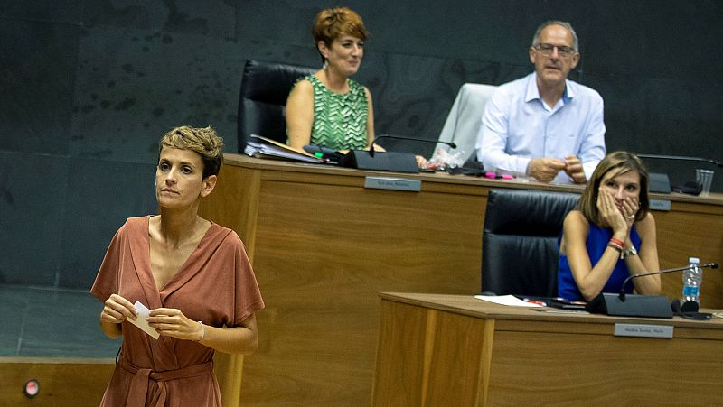 Navarra Suma impide la investidura de Chivite en primera votación y la acusa de "anteponer su sillón" a las víctimas