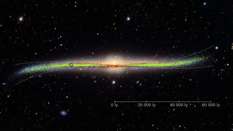 Crean el primer mapa tridimensional de la Vía Láctea