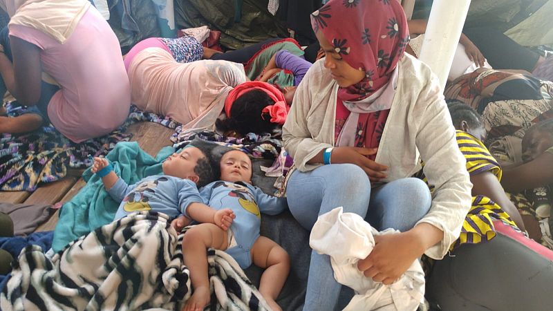 Rabiya, una de las 124 personas rescatadas: "En Libia me han pegado, maltratado y abusado"
