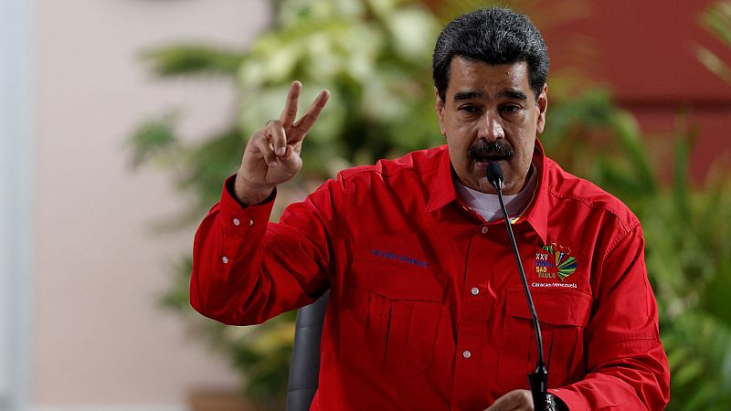 Maduro suspende el diálogo con la oposición por el "apoyo" de Guaidó al bloqueo de EE.UU.