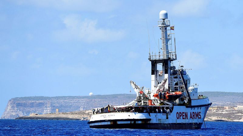 El Centro de Salvamento de Roma pide el desembarco inmediato del Open Arms en Lampedusa
