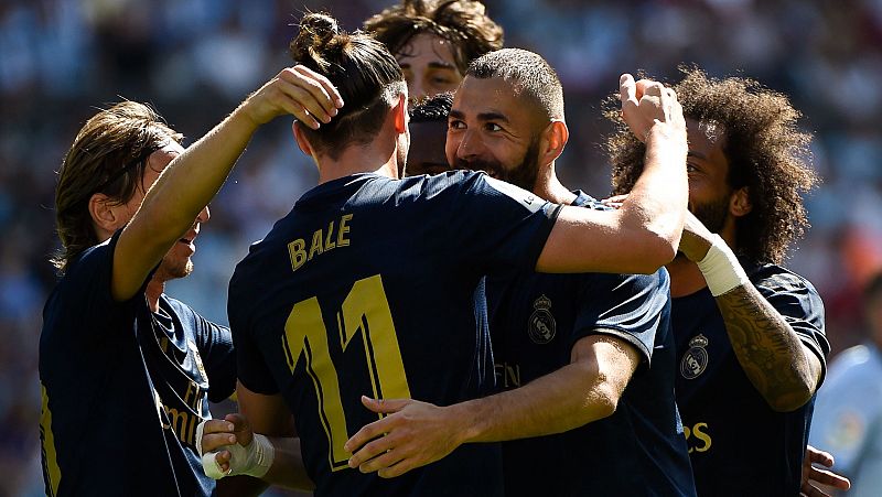 El Madrid golea al Celta en Vigo con la 'vieja guardia', Modric expulsado y un notable Bale