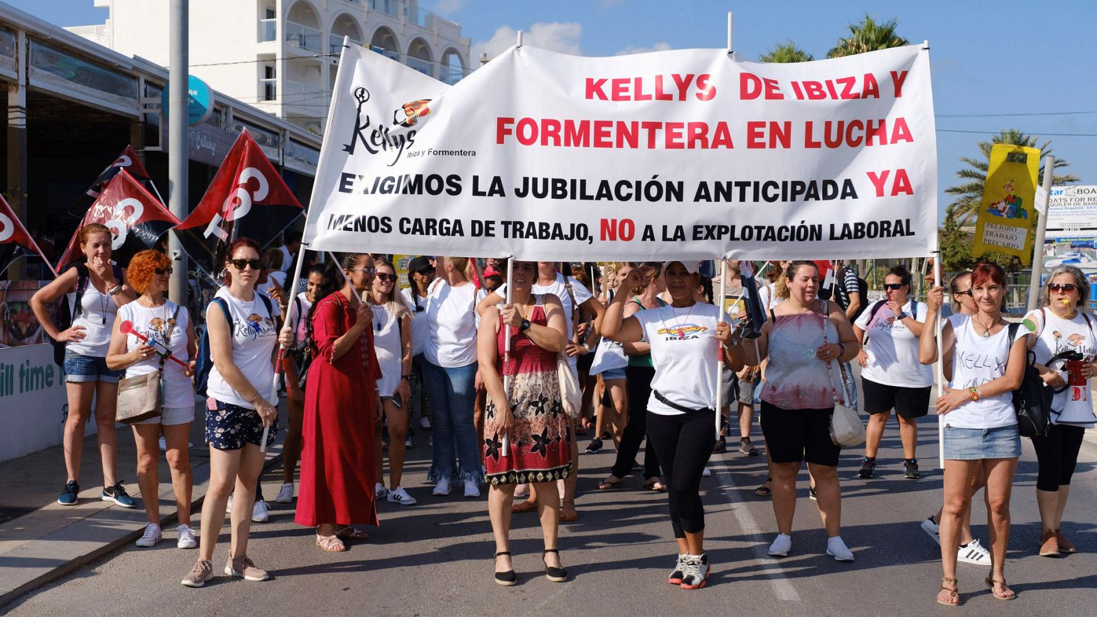 Las camareras de piso, conocidas como 'kellys', de Ibiza y Formentera van a la huelga