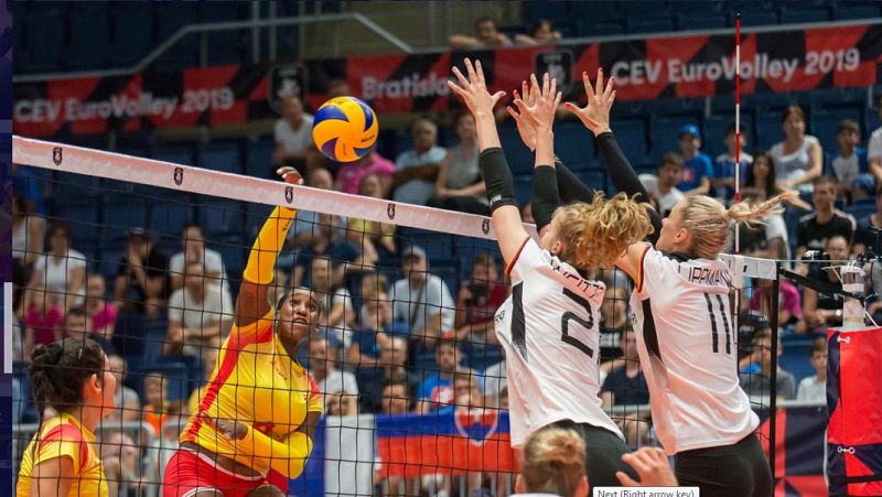 España encaja ante Alemania su segunda derrota en el Europeo de voleibol