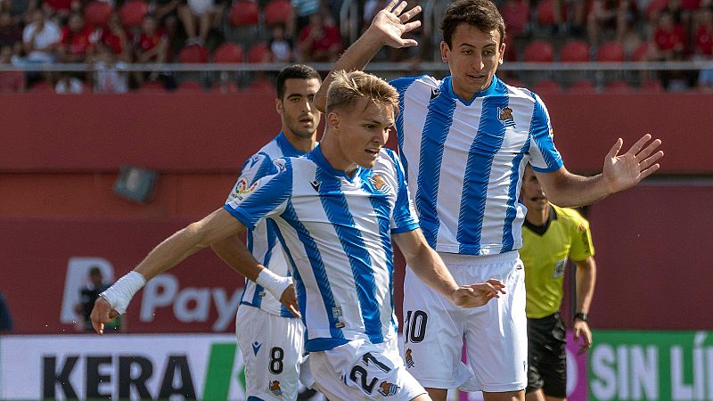 Odegaard rompe el maleficio de la Real en Son Moix 16 años después