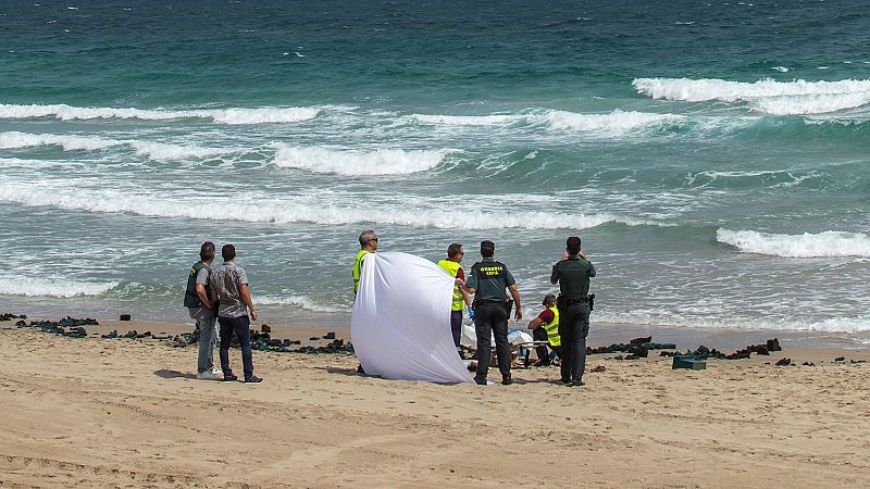 Muere el piloto de un avión del Ejército del Aire tras caer al Mediterráneo en La Manga