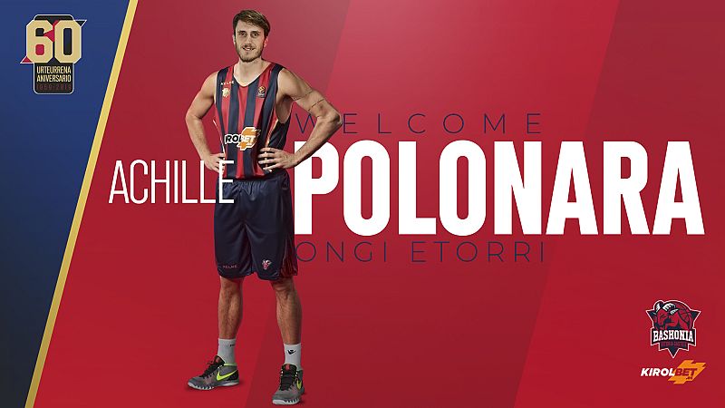 El Baskonia ficha al italiano Achille Polonara por dos temporadas