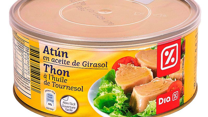 Alerta sanitaria por toxina botulínica en el atún en aceite de la marca DIA