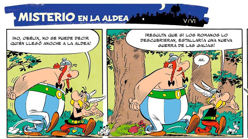 'Misterio en la aldea', las viñetas que avanzan la nueva aventura de Astérix