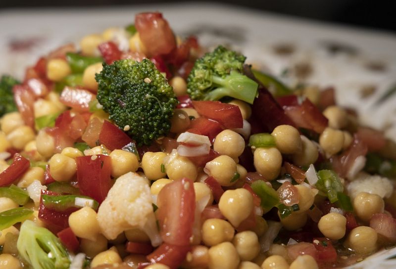 Receta de "ensalada de garbanzos" de Dani Garc�a