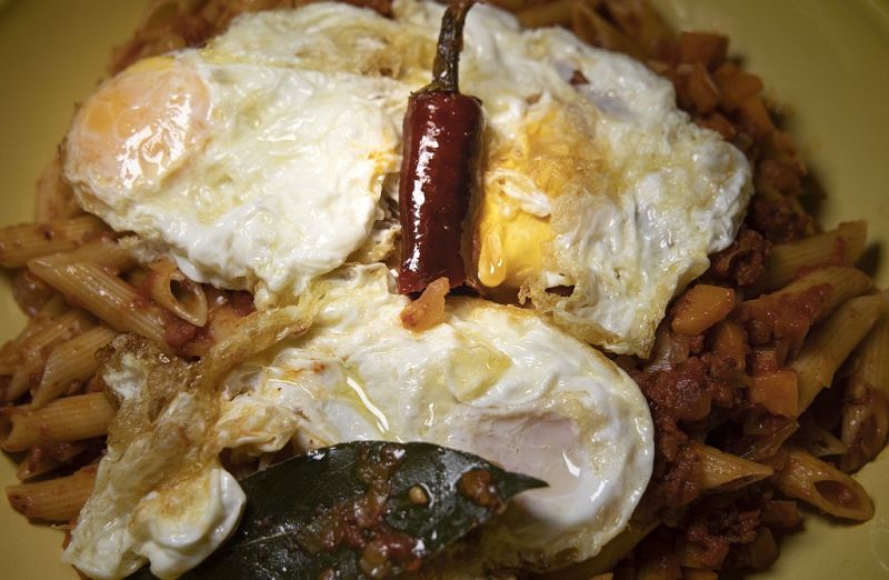 Receta de "macarrones con chorizo" de Dani Garca