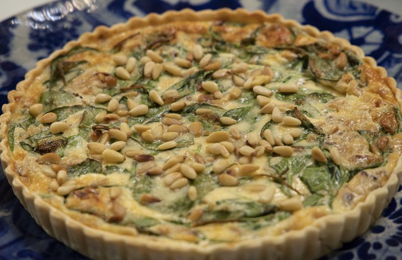 Receta de "tartaleta de espinacas" de Dani Garc�a