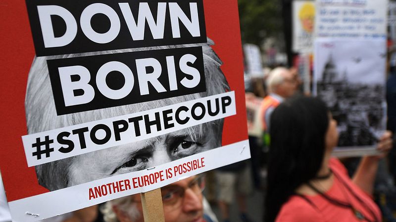 El Parlamento británico iniciará este lunes la suspensión decretada por Boris Johnson