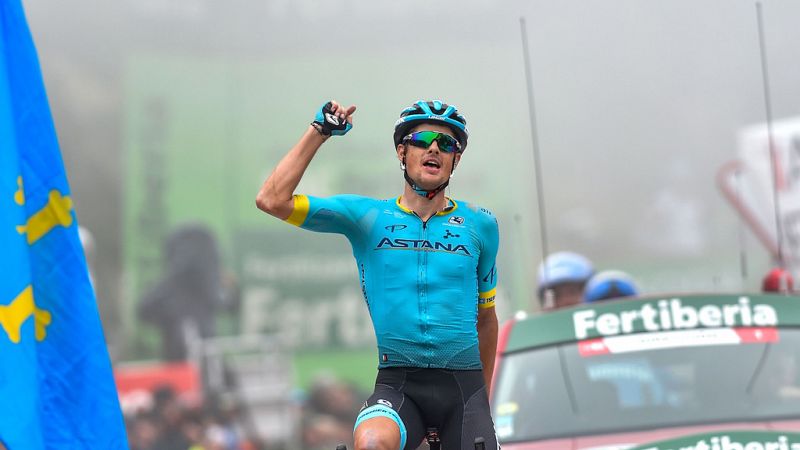 Fuglsang gana en La Cubilla y Valverde flaquea en la pelea con Roglic