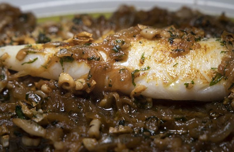 Receta de "calamares encebollados" de Dani Garc�a