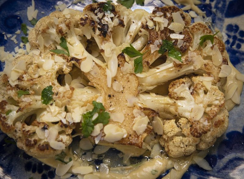 Receta de "coliflor con bechamel" de Dani Garc�a