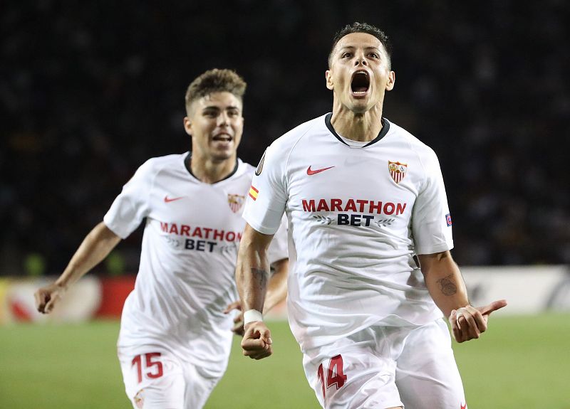 El Sevilla golea al Qarabag en su estreno en la Europa League